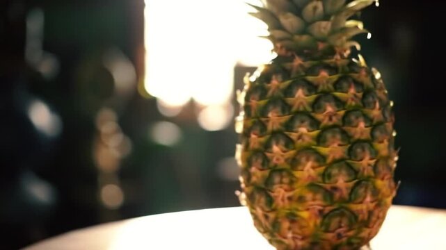 pineapple on the beach