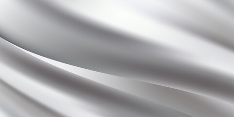 3d chrome liquid wavy texture, silver silk fabric background or smooth metal foil. Suit for banner, web, brochure, pamflet and presentation