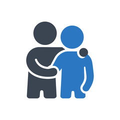 Supportive Friendship Icon