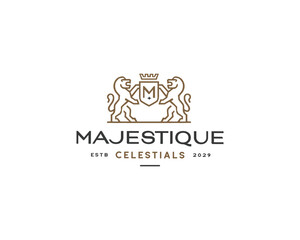 Royal Crest Heraldic Lions Logo Template 