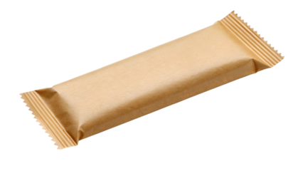 Kraft Paper Bar Packaging Mockup – Eco-Friendly Natural Wrapper Design in High Resolution