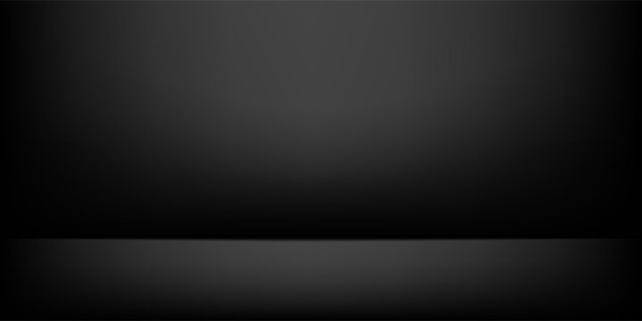 Minimal black color studio room background, product display, montage of your products. EPS 10