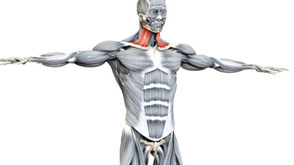 Human Muscular System Head Muscles Platysma Muscle Anatomy