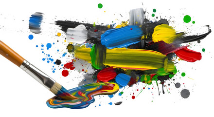 Obraz premium brush and paint