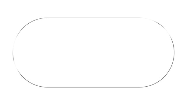 White glass rounded rectangle geometric shape minimalist clean design