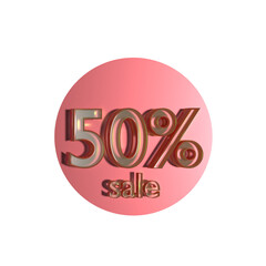 50% Sale icon transparent png