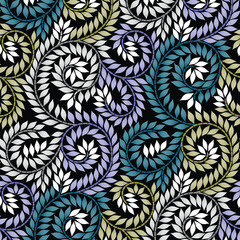 All over print color matching illustration Nice Leafs Design 