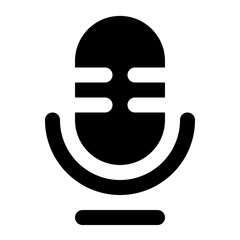 microphone icon for illustration