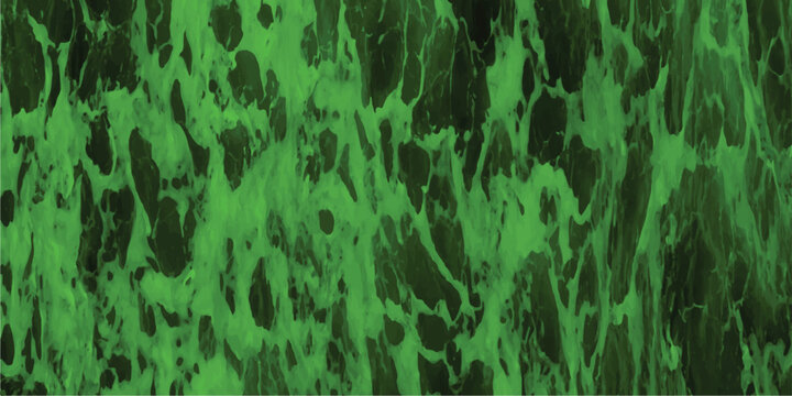Vibrant green and dark abstract organic texture with a fluid, flowing pattern resembling molten lava or bioluminescent slime for science fiction or fantasy themes