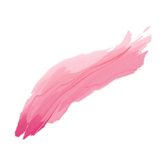 pink lipstick on white background