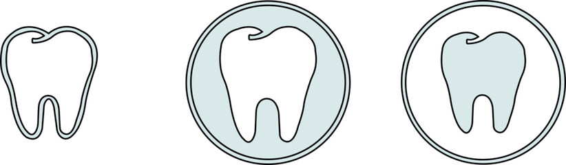 Tooth icon set.Clean sparkling tooth icon representing dental hygiene and Vector, Graphics,ooth icon vector isolated on white background. tooth icon image, tooth icon illustration.
