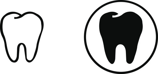 Tooth icon set.Clean sparkling tooth icon representing dental hygiene and Vector, Graphics,ooth icon vector isolated on white background. tooth icon image, tooth icon illustration.