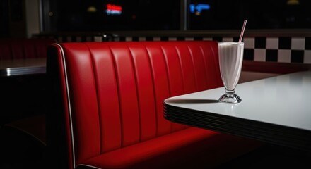 Empty modern restaurant interior with a row of chairs and tables for business meetings