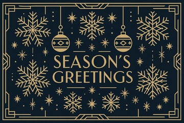 Vintage / Retro Aesthetic Poster For Christmas Celebrations