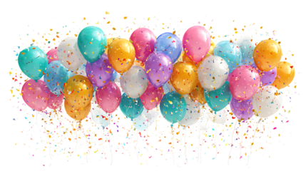 colorful party balloons