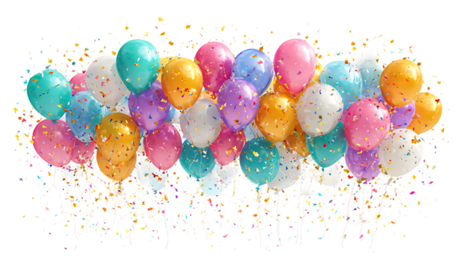 colorful party balloons