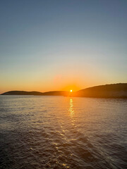 Golden Sunset over Serene Waters