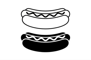 Hotdog hot dog food sausage bun mustard fast food delicious tasty yummy meal lunch dinner grill barbecue eat