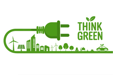 Green energy renewable power sustainable environment ecology eco friendly solutions climate change future