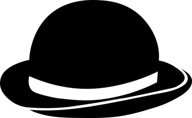 Hat Icon , black cowboy hats, western style hat , Vector illustration !