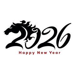 Modern beautiful horse logo year 2026