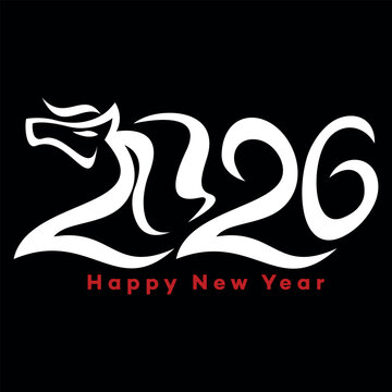 Modern beautiful horse logo year 2026