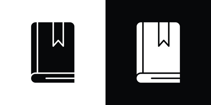 Book bookmark icon vector graphics. filled vector sign, Symbol illustration.