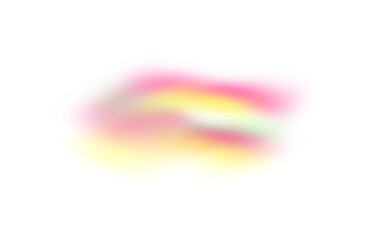 Gradient Blob with Pink and Yellow