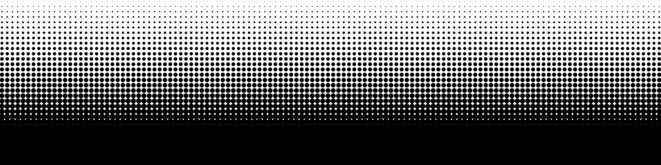 fun beautiful black and white shadow halftones retro pop art funky urban colorful comic book. Dotted halftone gradient texture. Vanishing polka dot background. Repeating dots gradation pattern backgro