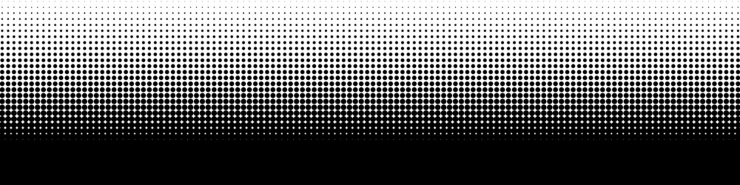 fun beautiful black and white shadow halftones retro pop art funky urban colorful comic book. Dotted halftone gradient texture. Vanishing polka dot background. Repeating dots gradation pattern backgro