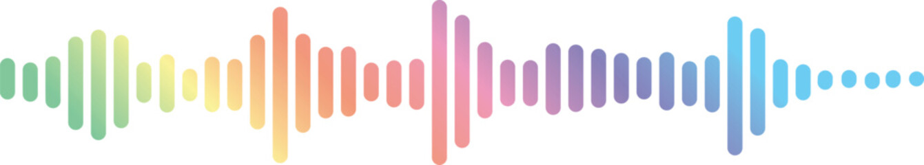 Abstract wavy lines design with vibrant colors