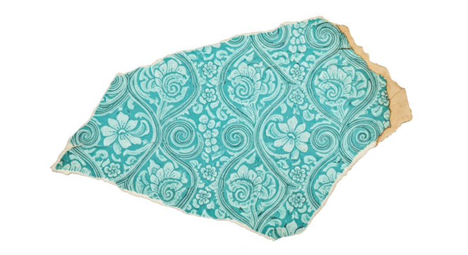 Fragment of patterned fabric