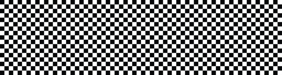Fototapeta premium Black and white checkered line seamless pattern repeating banners of racing flag stripe speed texture