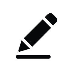 pencil icon for writing drawing and note taking