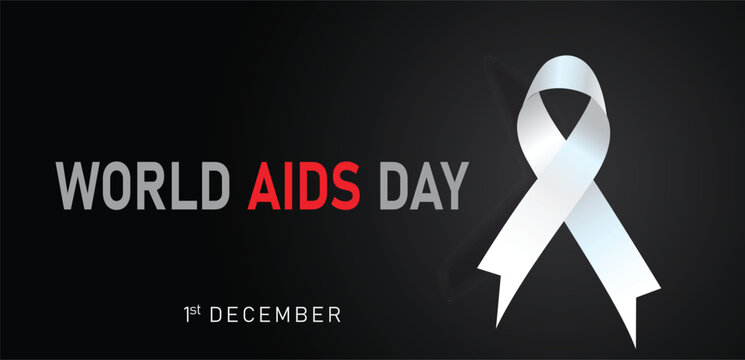 World AIDS Day Background with abstract background. World AIDS Day, symbol of the fight against AIDS and cancer, background concept.