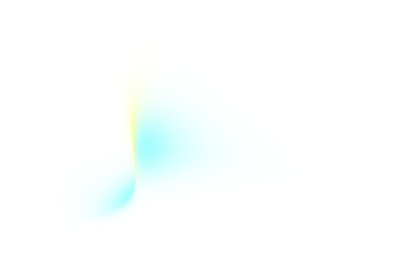 Gradient Yellow and Cyan Shape