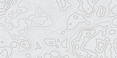 Abstract topography map contour line modern design with White background with topographic wavy pattern design.	
