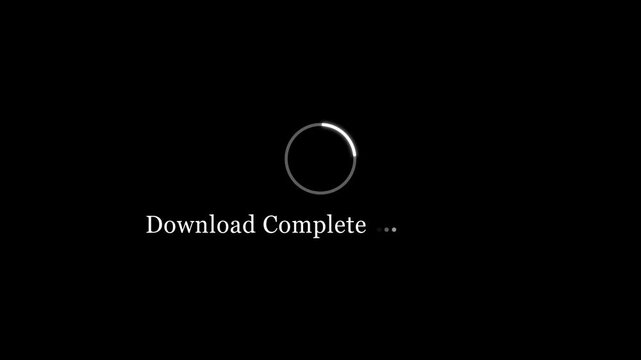  download complete Loading Animation &mdash; Calm & Minimal Progress Indicator for Smooth User Experience	
