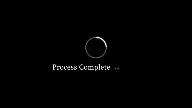  process  complete  Loading Animation &mdash; Calm & Minimal Progress Indicator for Smooth User Experience	
