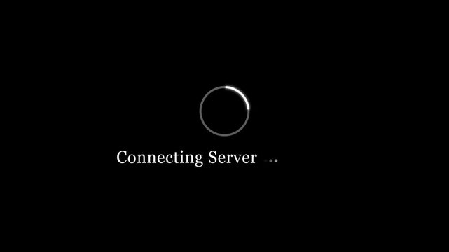  connecting server  Loading Animation &mdash; Calm & Minimal Progress Indicator for Smooth User Experience	
