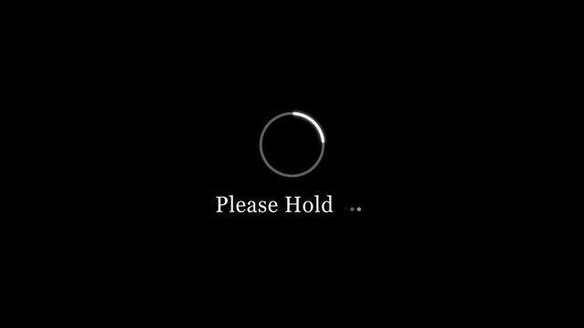  please hold  Loading Animation &mdash; Calm & Minimal Progress Indicator for Smooth User Experience	
