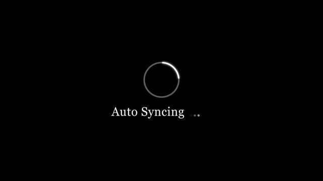  auto syncing Loading Animation — Calm & Minimal Progress Indicator for Smooth User Experience	
