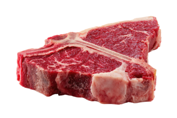 Raw T-bone steak, close-up (3)