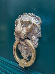 lion head door knocker