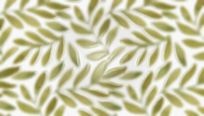 Soft blurred pattern of overlapping leaf shapes creating an organic abstract background.