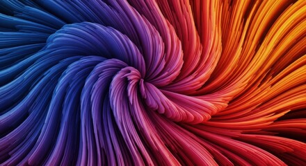 Vibrant swirling colors abstract background with deep blue to fiery orange gradient