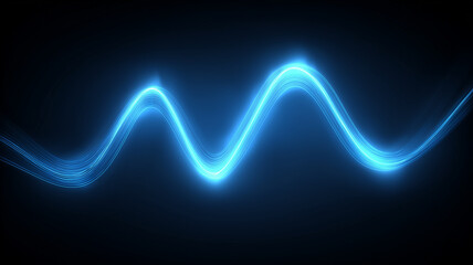 Smooth electric wave traveling forward to convey reliable connectivity, stable bandwidth, and a clean signal for high demand networks.
