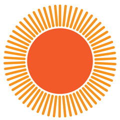 abstract sun vector illustration