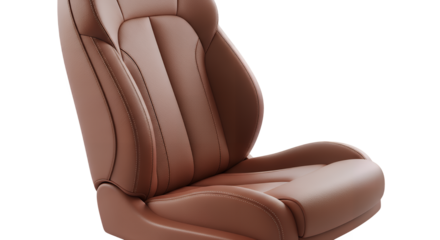 Showcase, Subject: Car Seat, Location: Product Display, Content Type: Photograph, Environment: Isolated on Transparent Background