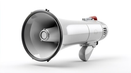 A Portable Amplification Device, Isolated Against a White Background for Clear Communication